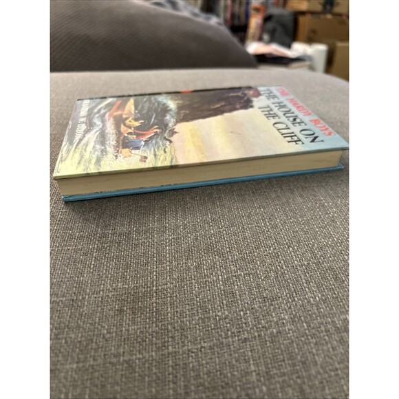 02 The House on the Cliff (1959-Brown End Page): 🕵🏻Hardy Boys Book Blue-Back - Picture 5 of 10